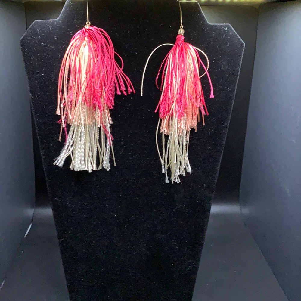 Pink fancy earrings